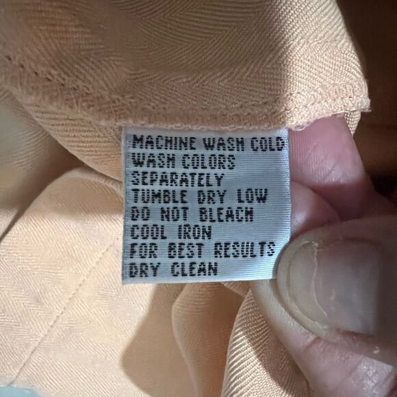 Vintage Tommy Bahama Orange Sherbert Pleated Silk Women’s Shorts Size 10 - Picture 13 of 14
